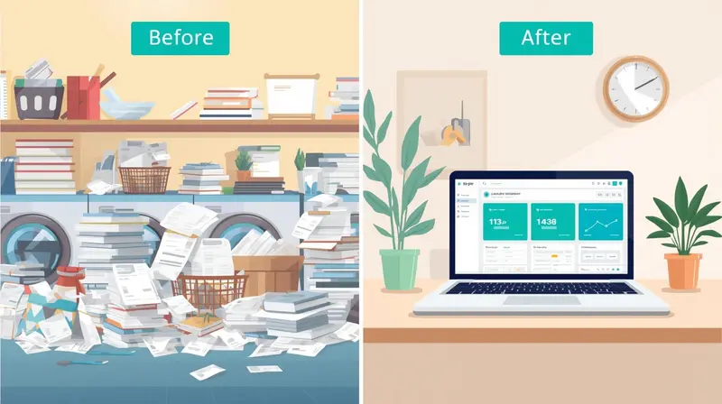 Perbedaan Sistem Laundry Manual dan Digital